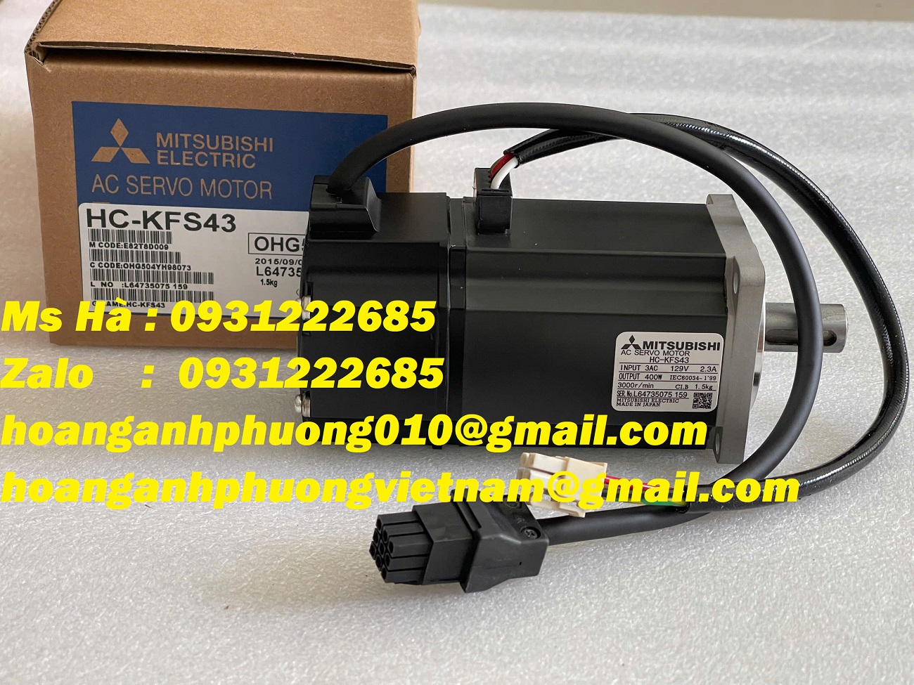 Bán toàn quốc - Servo HC-KFS43 mitsubishi - giá luôn tốt